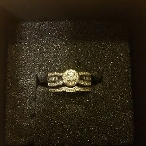 SOLD SOLD Sterling silver diamond ring